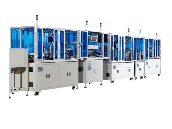 全自動伺服拼塊電機流水線